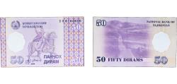 World Coins - Tajikistan 1999 50 Diram Paper UNC P 13