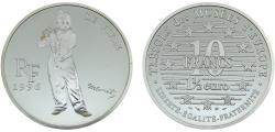 World Coins - France Fifth Republic 1996 10 Francs, 1 1/2 Euro Le Fifre by Edouard Manet