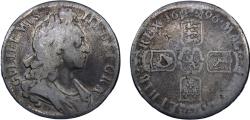 World Coins - Great Britain United Kingdom William III 1696 1 Crown 1st bust