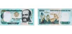 World Coins - Peru Republic 1981 1000 Soles de Oro Paper UNC P 122