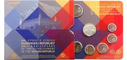 World Coins - Slovakia 2023 Euro Set Anniversary of the Slovak Republic BU