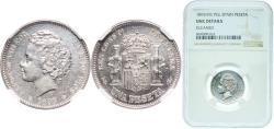 World Coins - Spain Kingdom 1893 