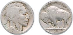 Us Coins - United States Federal republic 1920 5 Cents "Buffalo Nickel" (flat ground) Copper-nickel (63093000) 5g VF KM 134 Schön 132