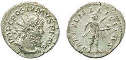 Ancient Coins - Rome Gallic Empire 266 - 275 BI Antoninianus - Postumus (SAECVLI FELICITAS) Billon 3.71g AU  RCV III 10983 RIC V.2 83 RSC 331