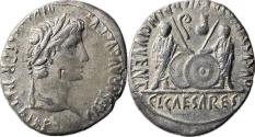 Ancient Coins - Roman Empire - Augustus, 27 BC-AD 14 - AR Denarius