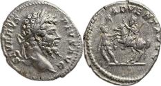 Ancient Coins - Roman Empire - Septimius Severus, AD 193-211 - AR Denarius