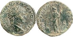 Ancient Coins - Roman Empire - Caracalla, AD 198-217 - AE Dupondius