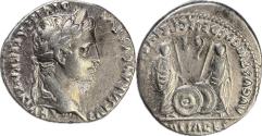 Ancient Coins - Roman Empire - Augustus, 27 BC-AD 14 - AR Denarius