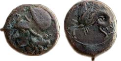 Ancient Coins - Sicily, Syracuse - Dionysios I, 405-367 BC - AE Litra
