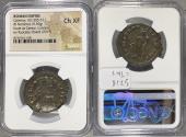 Ancient Coins - Galerius, as Caesar, AD 293-305 - ex Rauceby Hoard - London - NGC Choice XF