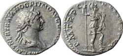 Ancient Coins - Roman Empire - Trajan, AD 98-117 - AR Denarius