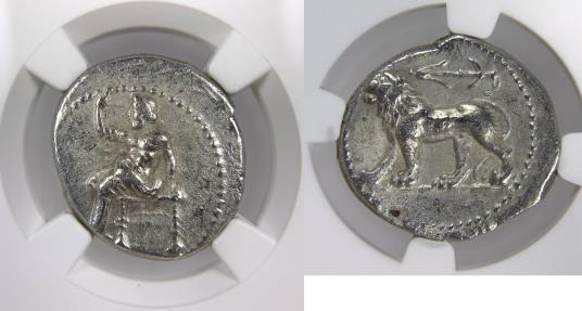 Ancient Coins - Seleukid Empire - Seleukos I, 312-281 BC - AR Stater - NGC XF