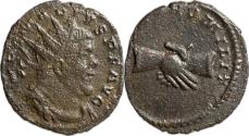 Ancient Coins - Romano-Gallic Empire - Marius, AD 269 - BI Antoninianus - ex 2017 Harbridge Hoard