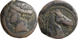 Ancient Coins - Carthage - c.300-264 BC - AE Shekel(?)