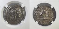 Ancient Coins - Attica, Athens - c.165-42 BC - AR Tetradrachm - New Style - NGC XF