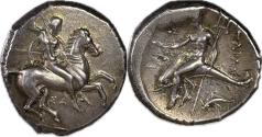 Ancient Coins - Calabria, Tarentum - c.315-302 BC - ex Hirsch XXXIII (11/17/1913)