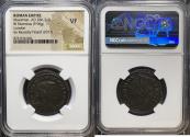 Ancient Coins - Maximian, AD 286-310 - BI Nummus - NGC VF - London - ex Rauceby Hoard