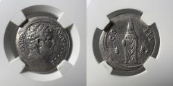 Ancient Coins - Roman Empire - Hadrian, AD 117-138 - AR Cistophorus - NGC XF