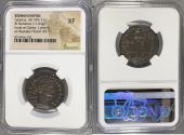 Ancient Coins - Galerius, as Caesar, AD 293-305 - ex Rauceby Hoard - London - NGC XF