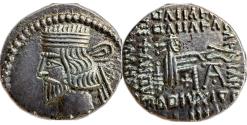 Ancient Coins - Kings of Parthia - Artabanos V, c.AD 80-90 - AR Drachm
