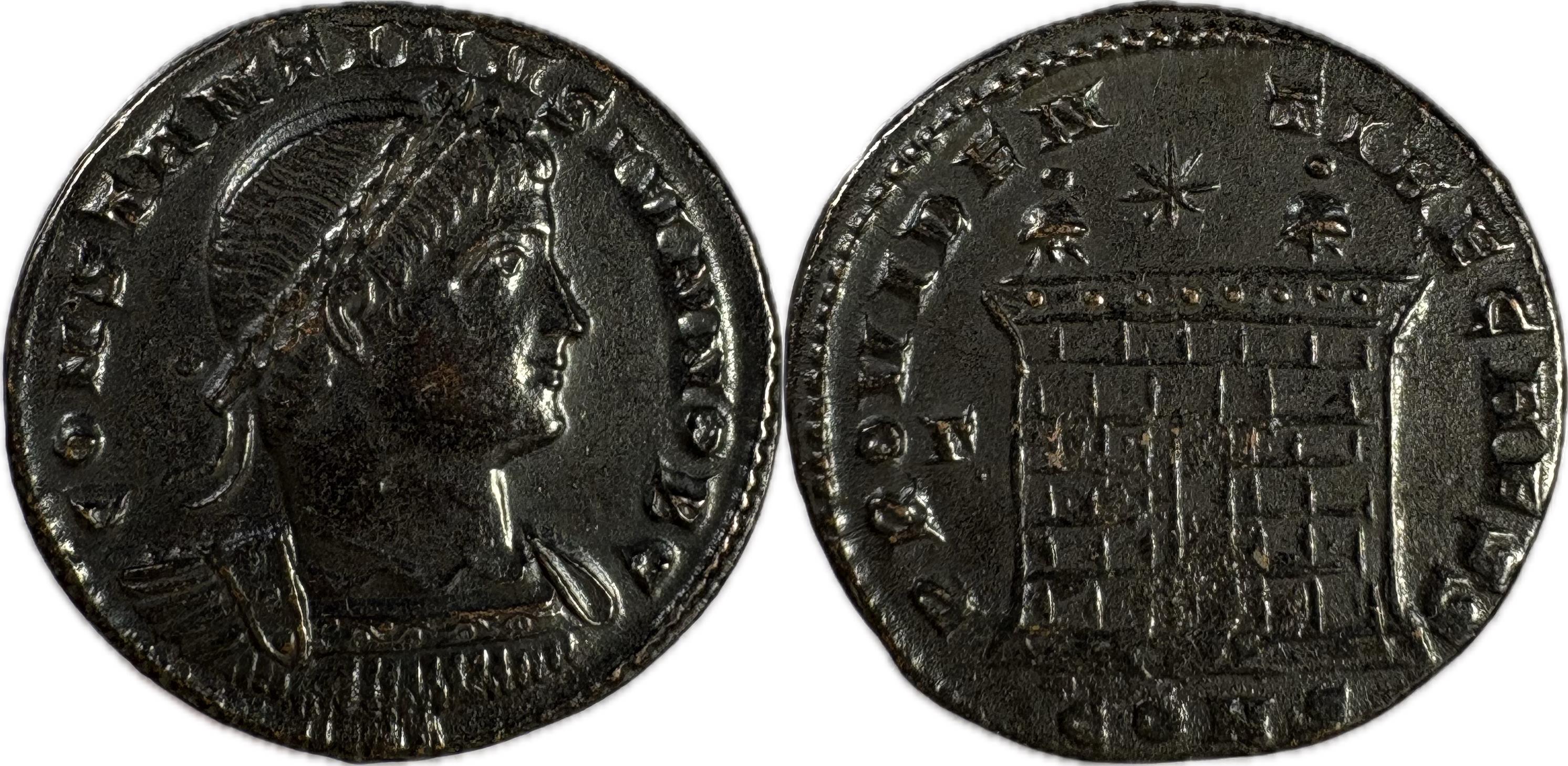 Constantine II, AD 337-340, As Caesar - AE3 Nummus | Roman