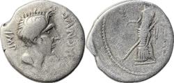 Ancient Coins - The Pompeians - Sextus Pompey, 44(?) BC - AR Denarius