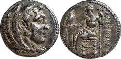 Ancient Coins - Cyprus, Salamis - Alexander III, 336-323 BC - AR Tetradrachm - Lifetime Issue