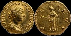Ancient Coins - Lucilla, AD 164-182 - AV Aureus - ex Vinchon 1976