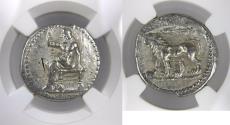 Ancient Coins - Seleukid Empire - Seleukos I, 312-281 BC - AR Stater - NGC XF