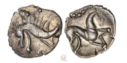 Ancient Coins - Corieltauvi, Silver Unit, c. 50-20 BC – Extremely rare