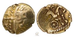 Ancient Coins - Atrebates & Regni, Uninscribed 55-45 BC Gold Stater – Scarce