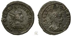 Ancient Coins - Aurelian with Vabalathus AD 270-272 Antoninianus