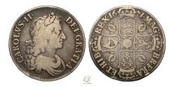 World Coins - Charles II 1671 Silver Crown
