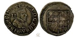 World Coins - James I 1603-1604 Silver Halfgroat