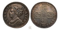 World Coins - Anne 1711 Silver Shilling