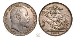 World Coins - Edward VII 1902 Silver Crown
