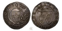 World Coins - The Commonwealth 1653 Silver Halfcrown