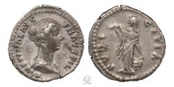Ancient Coins - Faustina II 145-161 Silver Denarius