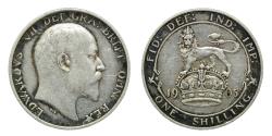 World Coins - Edward VII 1905 Silver Shilling – Bull R2 – very rare