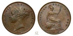 World Coins - Victoria 1855 Copper Penny