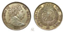 World Coins - George III 1817 Silver Halfcrown