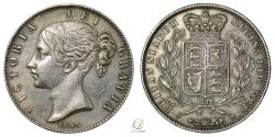 World Coins - Victoria 1845 Silver Crown