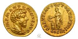 Ancient Coins - Marcus Aurelius AD 163 Gold Aureus