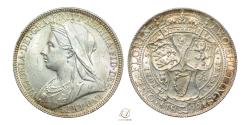 World Coins - Victoria 1899 Silver Florin