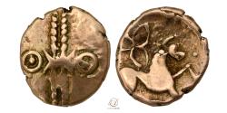 Iceni, c. 20 BC-AD 10 Gold Quarter Stater – Extremely rare