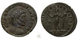 Ancient Coins - Constantine I AD 317 Bronze Follis – Rare variant, An apparently unpublished type for Constantine