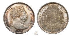 World Coins - George III 1817 Silver Halfcrown