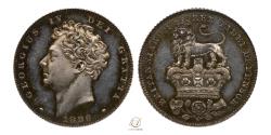 World Coins - George IV 1826 Silver Proof Sixpence - Scarce