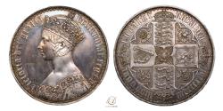 World Coins - Victoria 1847 Silver Proof Crown