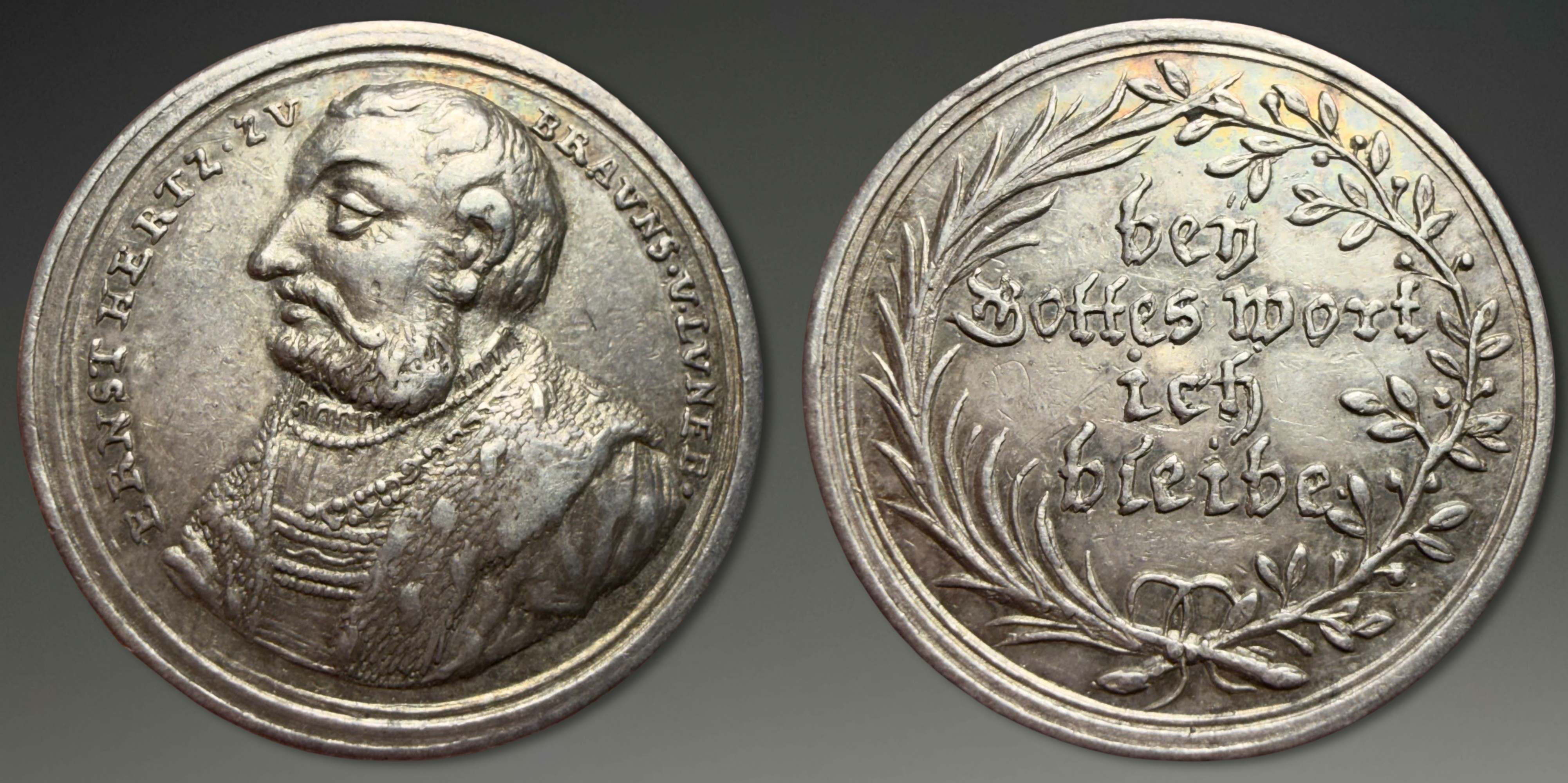 German States. Brunswick-Luneburg. Ernest I “the Confessor”. AR Reformation Medal, ca. 1497-1546.